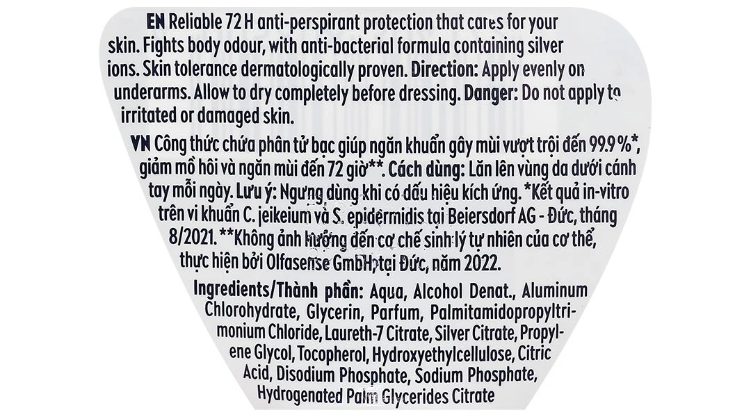 Lăn khử mùi Nivea Men Silver Protect ngăn vi khuẩn gây mùi chai 50ml - 5